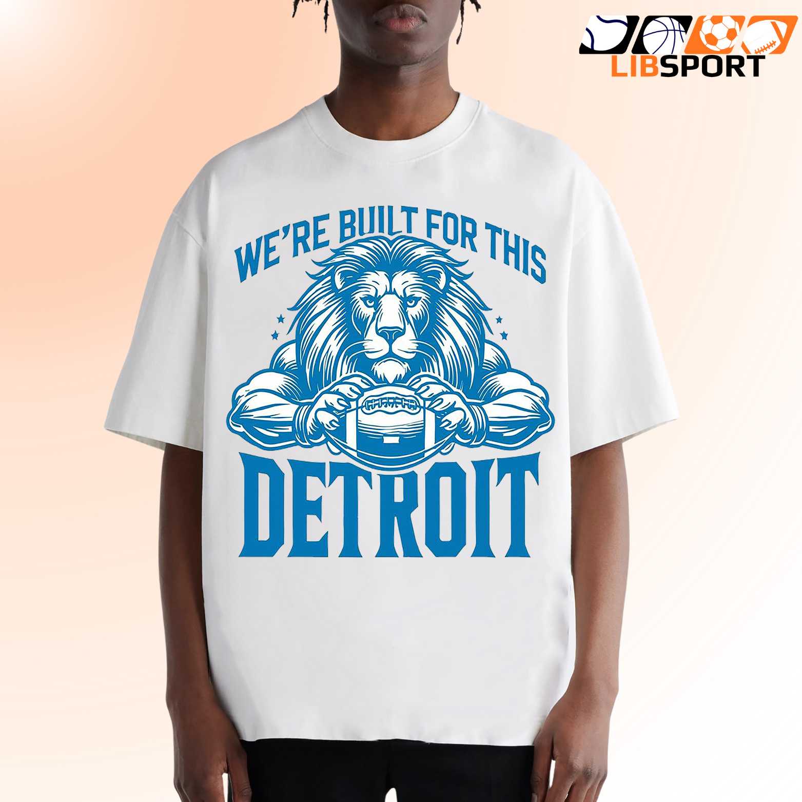 Detroit Lions Built For This T-Shirt, Nfl Football Tee, Game Day Shirt